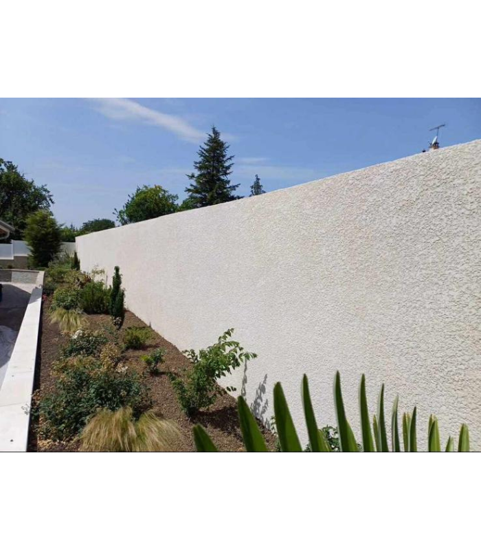 ravalement de muret apres